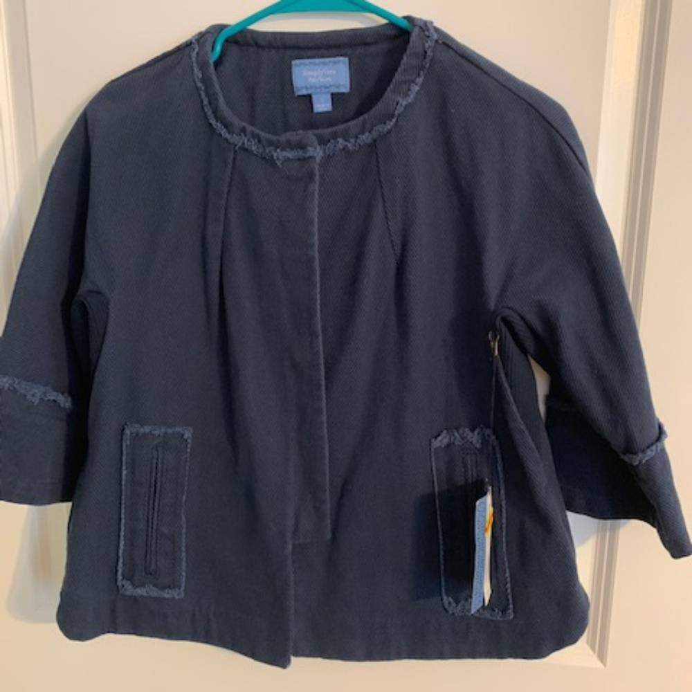 Vera Wang Jacket - Navy Blue - S/Small - NWT